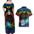 fiji-lgbt-couples-matching-off-shoulder-maxi-dress-and-hawaiian-shirt-love-is-love-tapa-pattern-rainbow-water-color