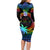 fiji-lgbt-family-matching-long-sleeve-bodycon-dress-and-hawaiian-shirt-love-is-love-tapa-pattern-rainbow-water-color