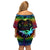 fiji-lgbt-family-matching-off-shoulder-short-dress-and-hawaiian-shirt-love-is-love-tapa-pattern-rainbow-water-color