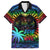 fiji-lgbt-family-matching-short-sleeve-bodycon-dress-and-hawaiian-shirt-love-is-love-tapa-pattern-rainbow-water-color