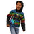 Fiji LGBT Kid Hoodie Love Is Love Tapa Pattern Rainbow Water Color LT9 - Polynesian Pride