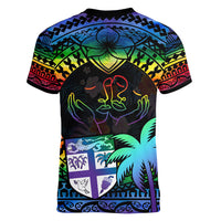 fiji-lgbt-women-v-neck-t-shirt-love-is-love-tapa-pattern-rainbow-water-color