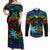 personalised-fiji-lgbt-couples-matching-off-shoulder-maxi-dress-and-long-sleeve-button-shirts-love-is-love-tapa-pattern-rainbow-water-color