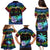 Personalised Fiji LGBT Family Matching Puletasi Dress and Hawaiian Shirt Love Is Love Tapa Pattern Rainbow Water Color LT9 - Polynesian Pride