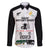 New Zealand South Africa Rugby Family Matching Off Shoulder Long Sleeve Dress and Hawaiian Shirt History Commemorative World Cup Winners Unique LT9 Dad's Shirt - Long Sleeve White - Polynesian Pride