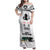 New Zealand South Africa Rugby Family Matching Off Shoulder Maxi Dress and Hawaiian Shirt History Commemorative World Cup Winners Unique LT9 Mom's Dress White - Polynesian Pride