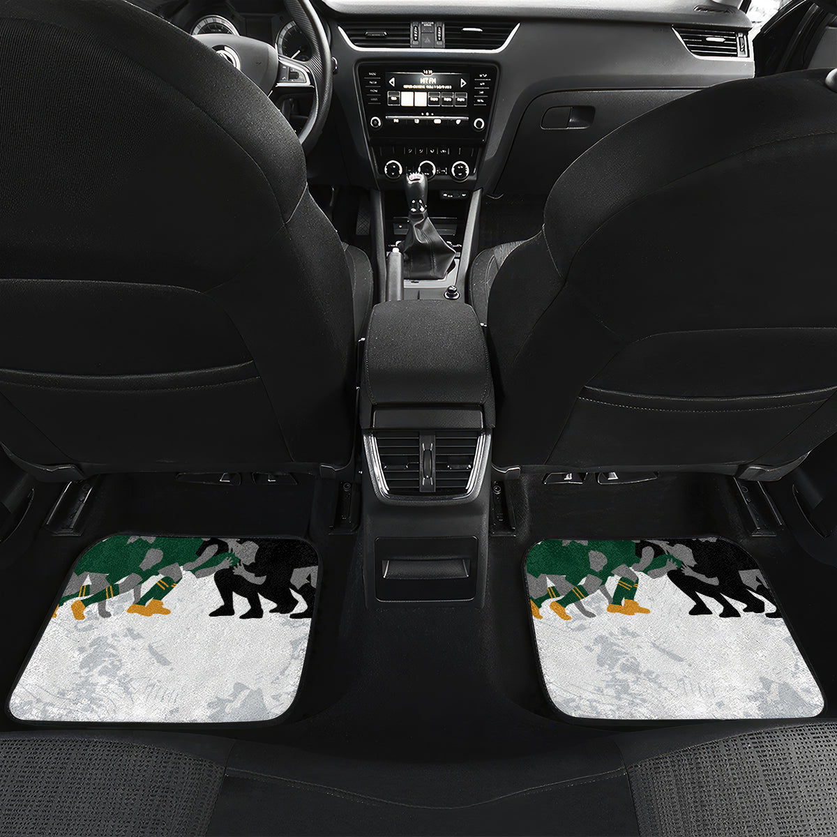 Custom New Zealand South Africa Rugby Car Mats History Commemorative World Cup Winners Unique LT9 - Polynesian Pride