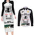 Custom New Zealand South Africa Rugby Couples Matching Long Sleeve Bodycon Dress and Long Sleeve Button Shirt History Commemorative World Cup Winners Unique LT9 White - Polynesian Pride