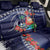 Felis Pusgua Guam Santa Back Car Seat Cover Merry Christmas with Polynesian Tribal