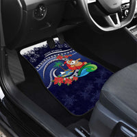 Felis Pusgua Guam Santa Car Mats Merry Christmas with Polynesian Tribal LT9 - Polynesian Pride
