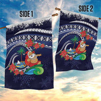 Felis Pusgua Guam Santa Garden Flag Merry Christmas with Polynesian Tribal LT9 - Polynesian Pride