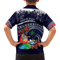 Felis Pusgua Guam Santa Hawaiian Shirt Merry Christmas with Polynesian Tribal LT9 - Polynesian Pride