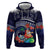 Felis Pusgua Guam Santa Hoodie Merry Christmas with Polynesian Tribal