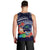 Felis Pusgua Guam Santa Men Tank Top Merry Christmas with Polynesian Tribal