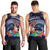 Felis Pusgua Guam Santa Men Tank Top Merry Christmas with Polynesian Tribal