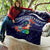 Felis Pusgua Guam Santa Quilt Merry Christmas with Polynesian Tribal