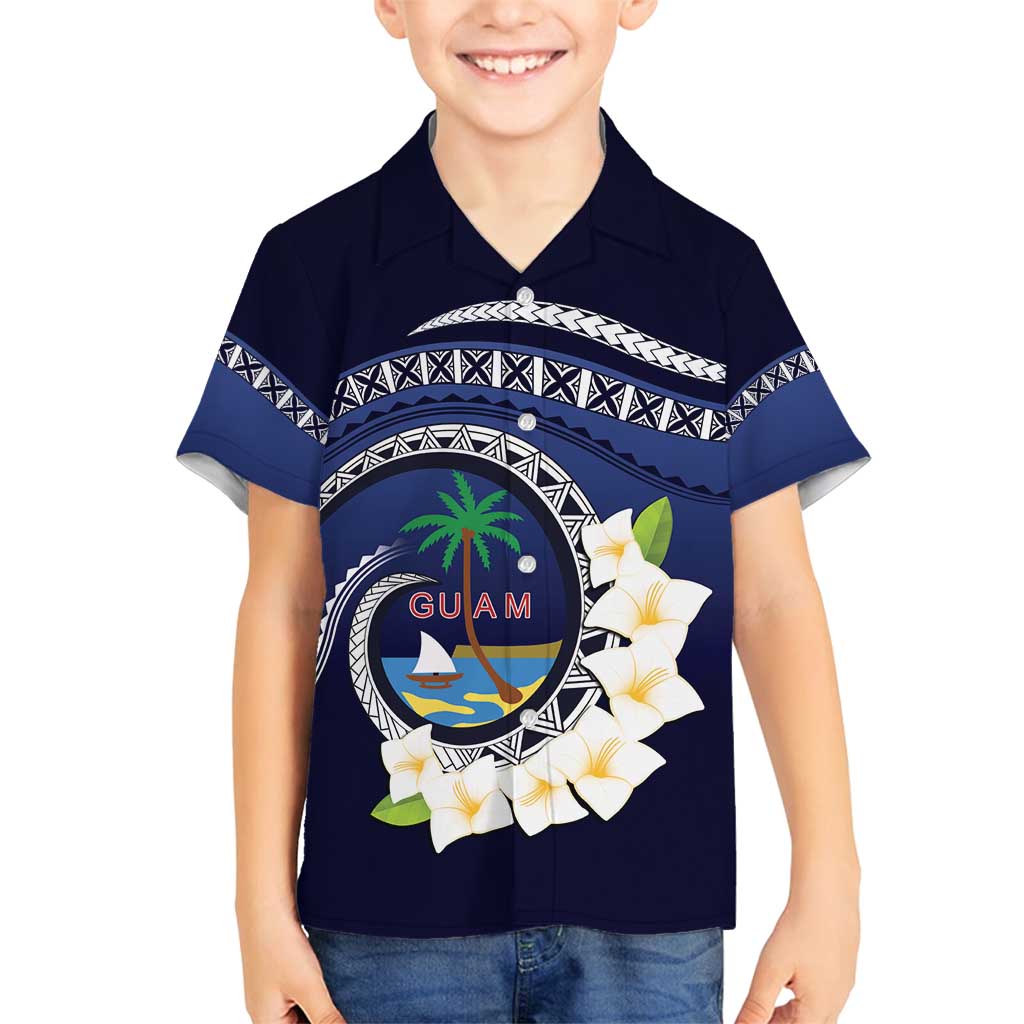 Hafai Adai Guam Guasalis Family Matching Off Shoulder Maxi Dress and Hawaiian Shirt Polynesian Tribal Pattern