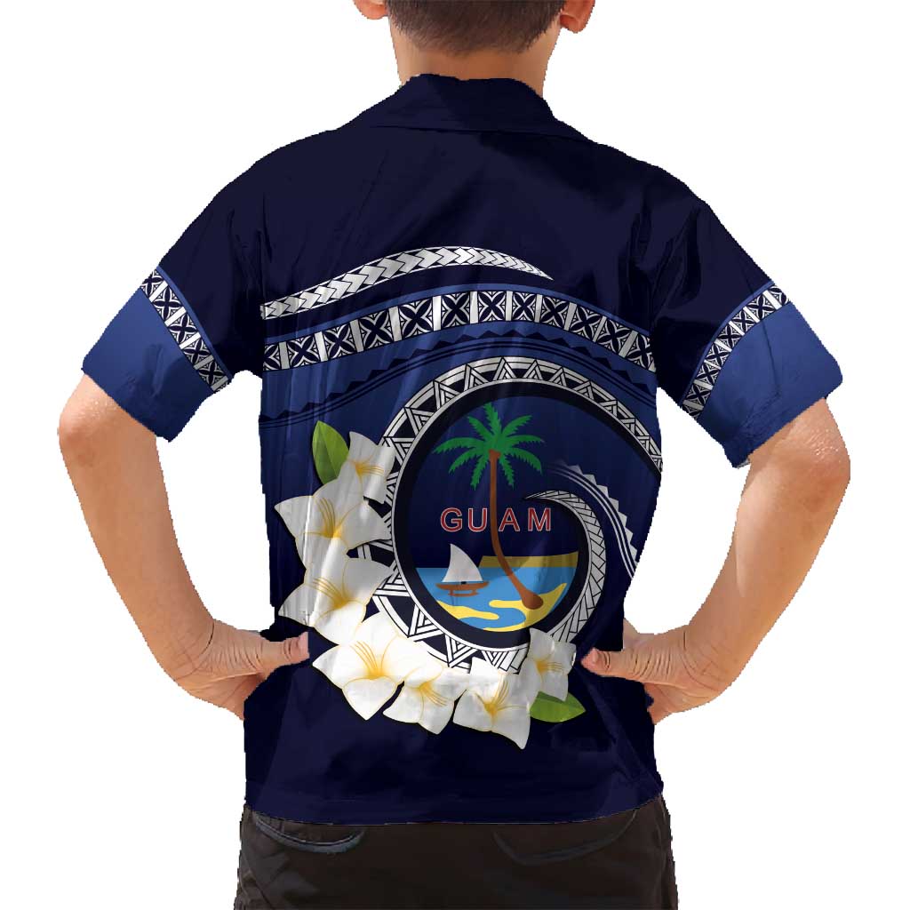 Hafai Adai Guam Guasalis Family Matching Tank Maxi Dress and Hawaiian Shirt Polynesian Tribal Pattern