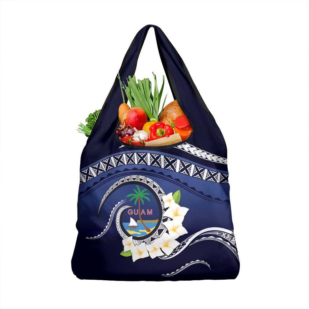 Hafai Adai Guam Guasalis Grocery Bag Polynesian Tribal Pattern
