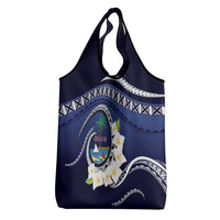 Hafai Adai Guam Guasalis Grocery Bag Polynesian Tribal Pattern