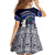 Hafai Adai Guam Guasalis Kid Short Sleeve Dress Polynesian Tribal Pattern