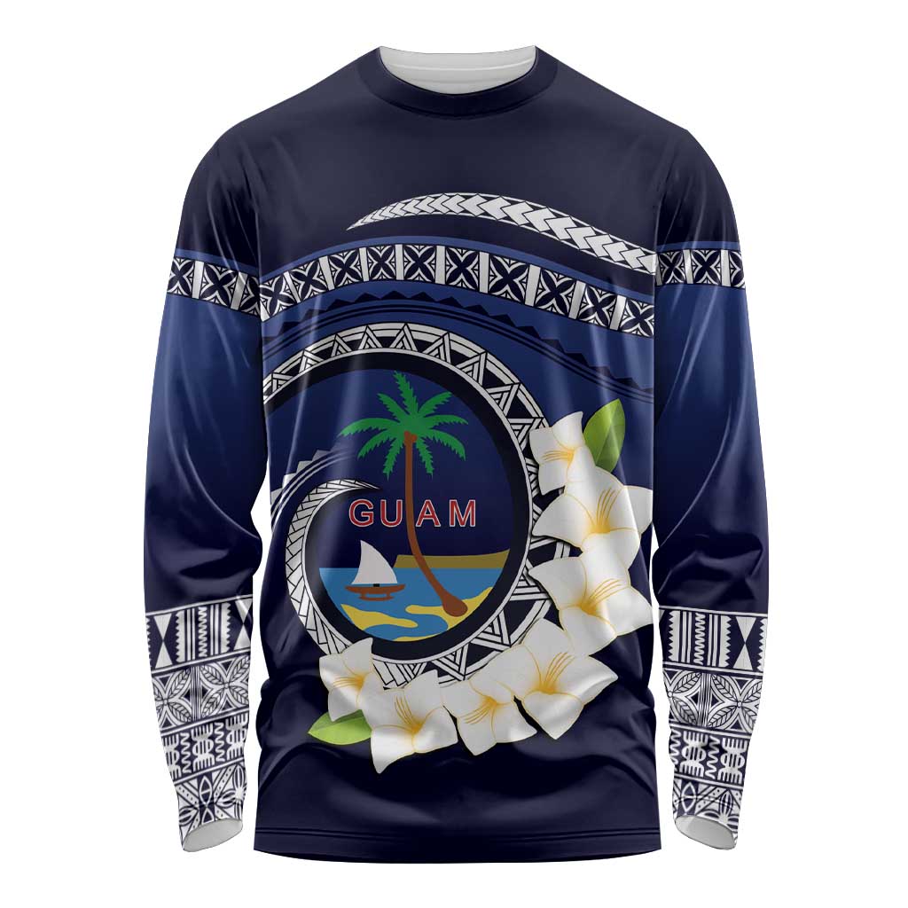 Hafai Adai Guam Guasalis Long Sleeve Shirt Polynesian Tribal Pattern