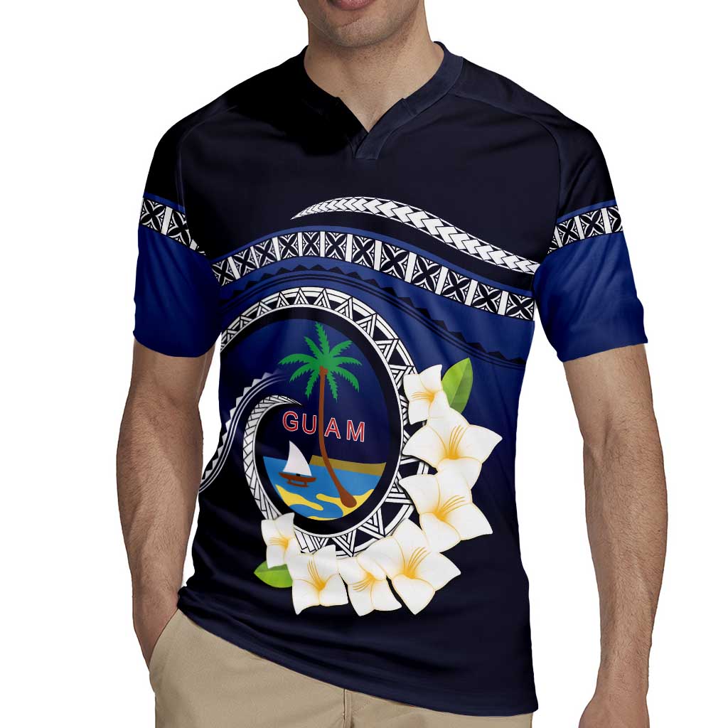 Hafai Adai Guam Guasalis Rugby Jersey Polynesian Tribal Pattern LT9 - Polynesian Pride