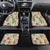 Mele Kalikimaka Hawaii Christmas Car Mats Funny Santan Hippie Style