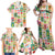 Mele Kalikimaka Hawaii Christmas Family Matching Off Shoulder Maxi Dress and Hawaiian Shirt Funny Santan Hippie Style