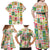 Mele Kalikimaka Hawaii Christmas Family Matching Off Shoulder Maxi Dress and Hawaiian Shirt Funny Santan Hippie Style