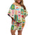 Mele Kalikimaka Hawaii Christmas Family Matching Off Shoulder Short Dress and Hawaiian Shirt Funny Santan Hippie Style