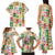 Mele Kalikimaka Hawaii Christmas Family Matching Tank Maxi Dress and Hawaiian Shirt Funny Santan Hippie Style