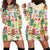 Mele Kalikimaka Hawaii Christmas Hoodie Dress Funny Santan Hippie Style