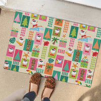 Mele Kalikimaka Hawaii Christmas Rubber Doormat Funny Santan Hippie Style LT9 - Polynesian Pride