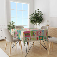 Mele Kalikimaka Hawaii Christmas Tablecloth Funny Santan Hippie Style LT9 - Polynesian Pride