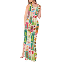 Mele Kalikimaka Hawaii Christmas Tank Maxi Dress Funny Santan Hippie Style LT9 - Polynesian Pride