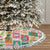 Mele Kalikimaka Hawaii Christmas Tree Skirt Funny Santan Hippie Style