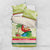 Mele Kalikimaka Hawaii Christmas Bedding Set Surfing Santa with Polynesian Tribal