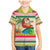 Mele Kalikimaka Hawaii Christmas Family Matching Mermaid Dress and Hawaiian Shirt Surfing Santa with Polynesian Tribal