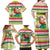 Mele Kalikimaka Hawaii Christmas Family Matching Off Shoulder Maxi Dress and Hawaiian Shirt Surfing Santa with Polynesian Tribal