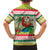 Mele Kalikimaka Hawaii Christmas Family Matching Puletasi and Hawaiian Shirt Surfing Santa with Polynesian Tribal