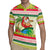 Mele Kalikimaka Hawaii Christmas Rugby Jersey Surfing Santa with Polynesian Tribal