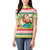 Mele Kalikimaka Hawaii Christmas Women Polo Shirt Surfing Santa with Polynesian Tribal