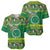 Meri Kiritimiti Cook Islands Christmas Baseball Jersey Maroro Flying Fish and White Stars