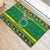 Meri Kiritimiti Cook Islands Christmas Rubber Doormat Maroro Flying Fish and White Stars