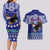 American Samoa Christmas Couples Matching Long Sleeve Bodycon Dress and Hawaiian Shirt Manuia le Kerisimasi Polynesian Tribal LT9 - Polynesian Pride