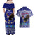 American Samoa Christmas Couples Matching Off Shoulder Maxi Dress and Hawaiian Shirt Manuia le Kerisimasi Polynesian Tribal LT9 - Polynesian Pride