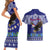 American Samoa Christmas Couples Matching Short Sleeve Bodycon Dress and Hawaiian Shirt Manuia le Kerisimasi Polynesian Tribal LT9 - Polynesian Pride