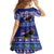 American Samoa Christmas Family Matching Off Shoulder Long Sleeve Dress and Hawaiian Shirt Manuia le Kerisimasi Polynesian Tribal LT9 - Polynesian Pride