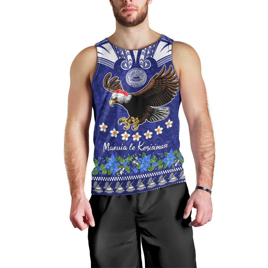 American Samoa Christmas Men Tank Top Manuia le Kerisimasi Polynesian Tribal LT9 - Polynesian Pride